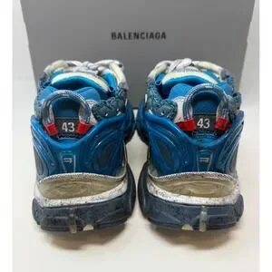 Balenciaga | Shoes | Balenciaga Marathon Runner Sneaker Blue  display picture 3